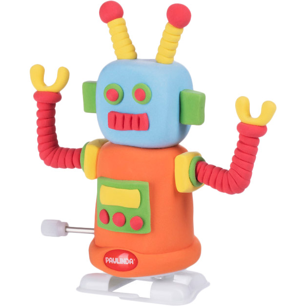 Масса для лепки PAULINDA Super Dough Robot Orange Для кого универсально