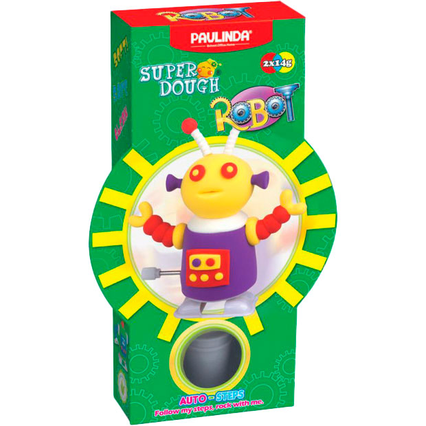 Масса для лепки PAULINDA Super Dough Robot фиолетовый (PL-081178-4)