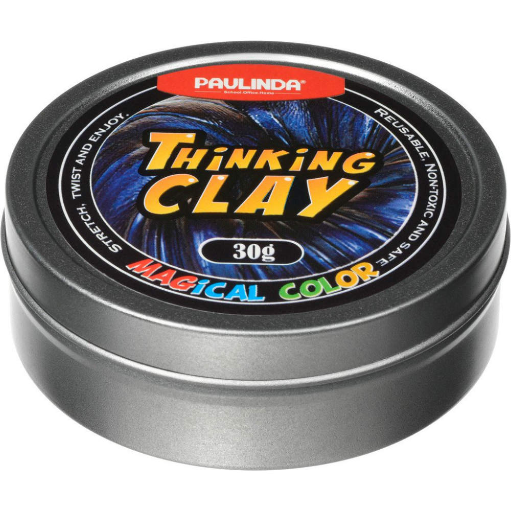 

Пластилин PAULINDA Thinking Clay Magical 30 г Blue (PL-171005-TCMC-01), пластилин Thinking Clay Magical 30г (синий)
