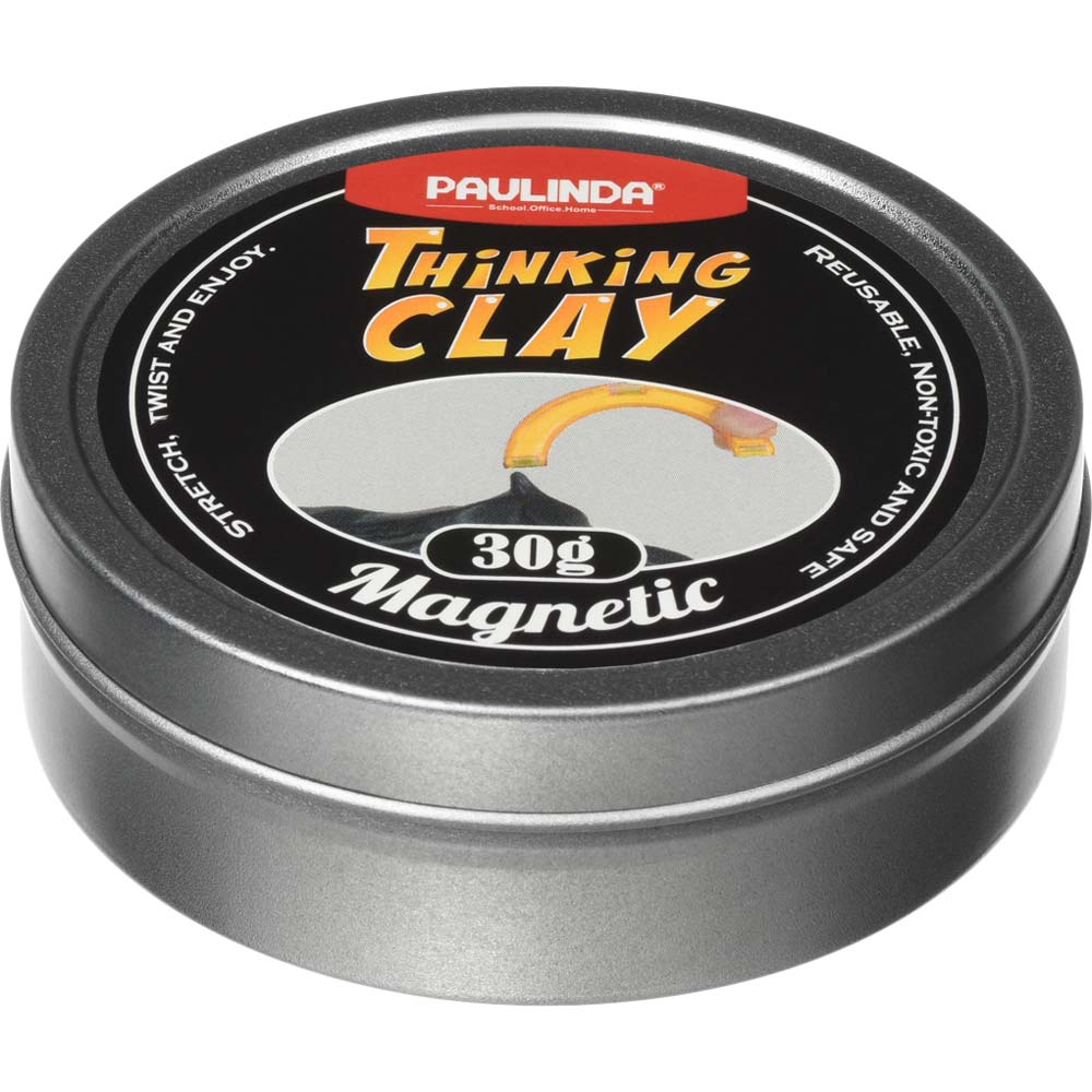 

Пластилин PAULINDA Thinking Clay Магнитный 30 г черный (PL-170605-TCMT-01), пластилин Thinking Clay Магнитный 30г (черный)