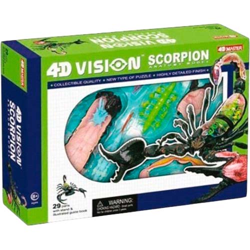 

Объемная анатомическая модель 4D Master Скорпион (26113), анатомическая модель Скорпион