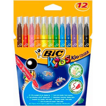 Фломастери BIC Kid Coleour 12 кольорів (3270220002727)