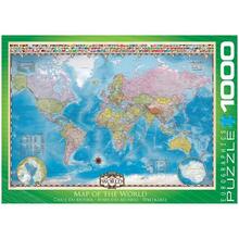 Пазл EUROGRAPHICS Карта Світу 1000 елементів (6000-0557)