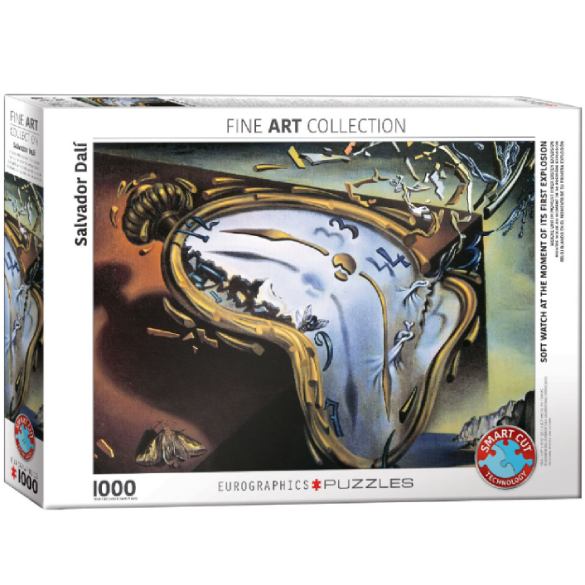 Пазл EUROGRAPHICS М'який годинник у момент першого вибуху Сальвадор Дали 1000 елементів (6000-0842)