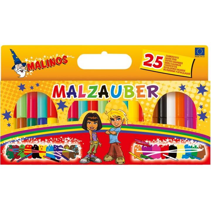 

Фломастери MALINOS Malinos Malzauber 25 шт (MA-300029), Фломастери Malinos Malzauber (25 фломастерів)