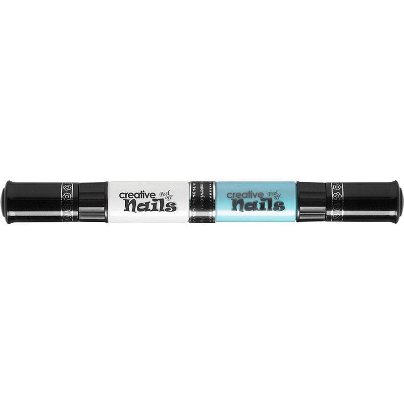 

Лак-карандаш для ногтей MALINOS Creative Nails Белый + Голубой (MA-303014+303016), Лак для нігтів Creative Nails (білий+блакитний)