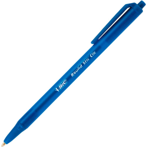 Набір кулькових ручок BIC Round Stic Clic Синій 0.4 мм 20 шт (3086123379640)