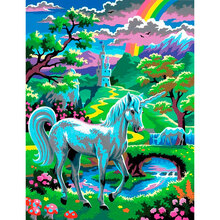 Набор для творчества Sequin Art PAINTING BY NUMBERS JUNIOR Unicorn (SA0124)