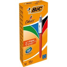 Набор шариковых ручек BIC 4 Colours Original Fine (3086123233843)