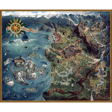 Пазл DARK HORSE WITCHER 3 - Wild Hunt Witcher world map 1000 эл (3003-990)