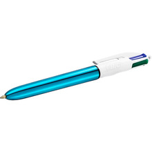 Ручка шариковая BIC 4 Colours Shine Blue 1 мм (3086123310421)