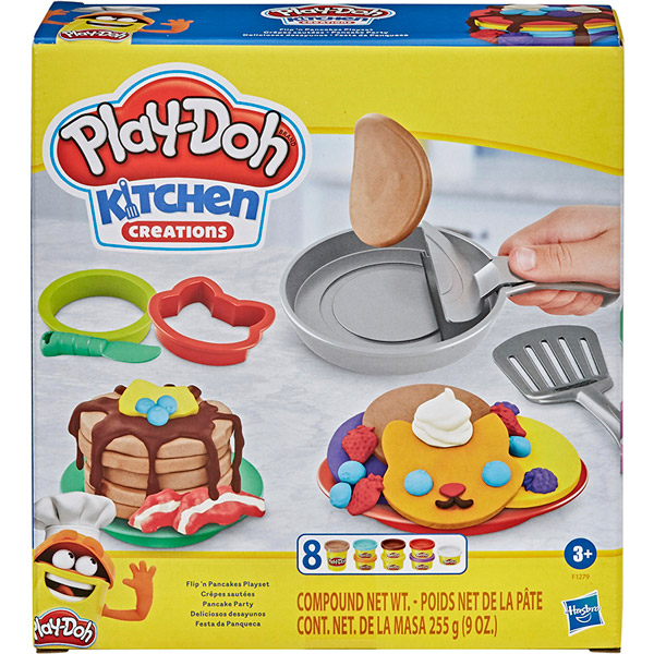 Игровой набор для лепки HASBRO Play-Doh Летающие блинчики (F12795L0) Игровой набор для лепки HASBRO Play-Doh Летающие блинчики (F12795L0)