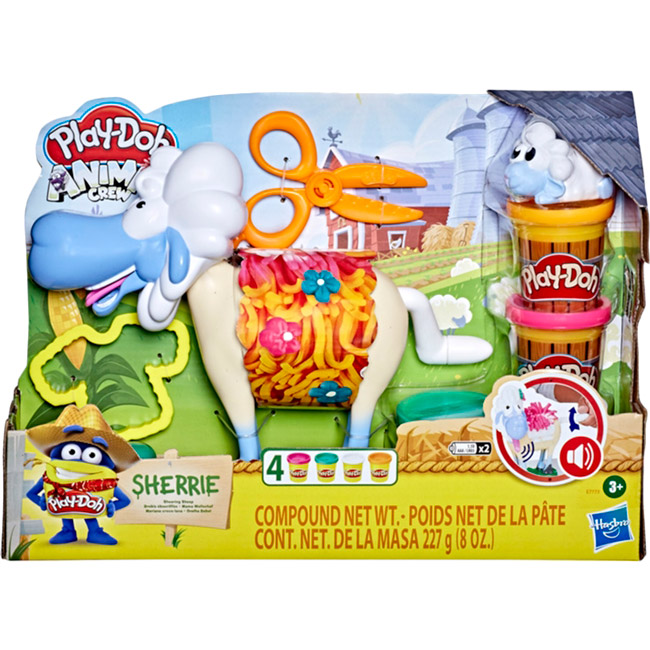 

Игровой набор для лепки HASBRO Play-Doh Стрижка овец (E77735L0), PLAY-DOH Ігр. набір ОВЕЧКА ШЕРІ (E77735L0)