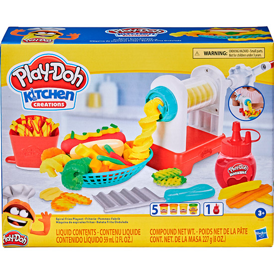 

Игровой набор для лепки HASBRO Play-Doh Kitchen creations Картошка фри (F13205L0), PLAY-DOH Ігр.набір Картопля фрі 227 г (F13205L0)