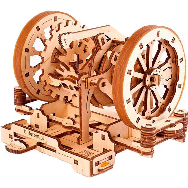 

Механический 3D пазл UKRAINIAN GEARS STEM Дифференциал (70132), Механічна STEM-модель «Диференціал» (70132)