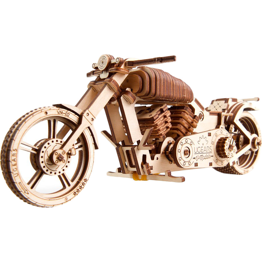 

Механический 3D пазл UKRAINIAN GEARS Байк VM-02 (70051), Байк (70051)