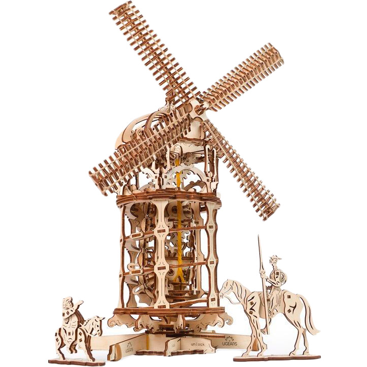 

Механический 3D пазл UKRAINIAN GEARS Башня-Мельница (70059), Башта-Млин (70059)