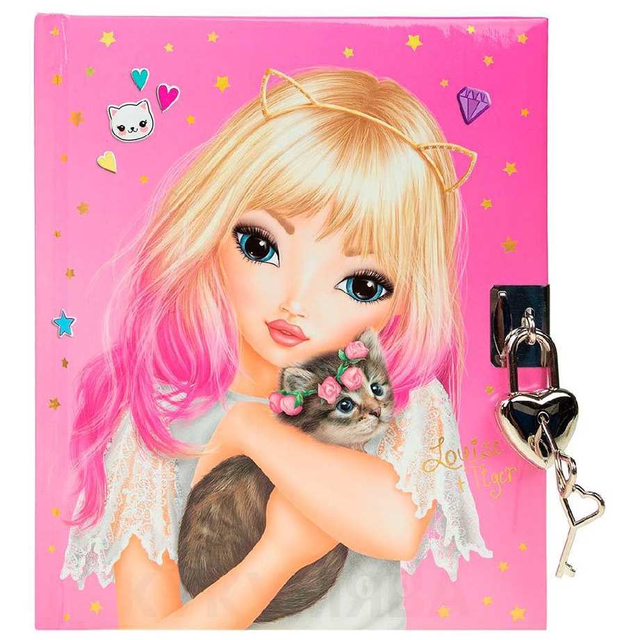 

Дневник TOP MODEL с замком Тайгер Дизайн 2 (410193), Щоденник із замком Дизайн 2 (410193)