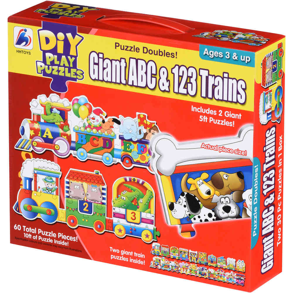 Пазл SAME TOY Великий потяг Букв і Цифр 2095Ut Пазли класичний