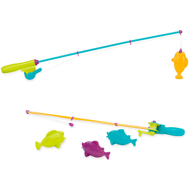 

Игра Battat Lite Магнитная рыбалка (BT2540Z), Ігровий набір Магнітна рибалка 2 вудки 4 рибки