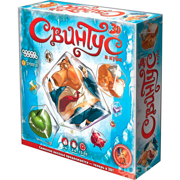 

Настольная игра Hobby World Свинтус 3D (1141), Настільна гра Свинтус 3D