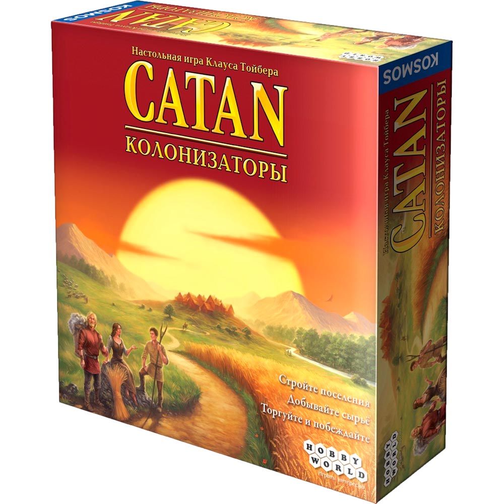 

Настольная игра Hobby World Колонизаторы 4-е русское издание (1576), Настільна гра Колонізатори 4-е російське видання