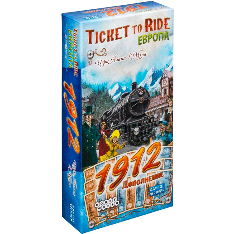 

Настольная игра HOBBY WORLD Ticket to Ride Европа 1912 (1626), Настільна гра Ticket to Ride Європа