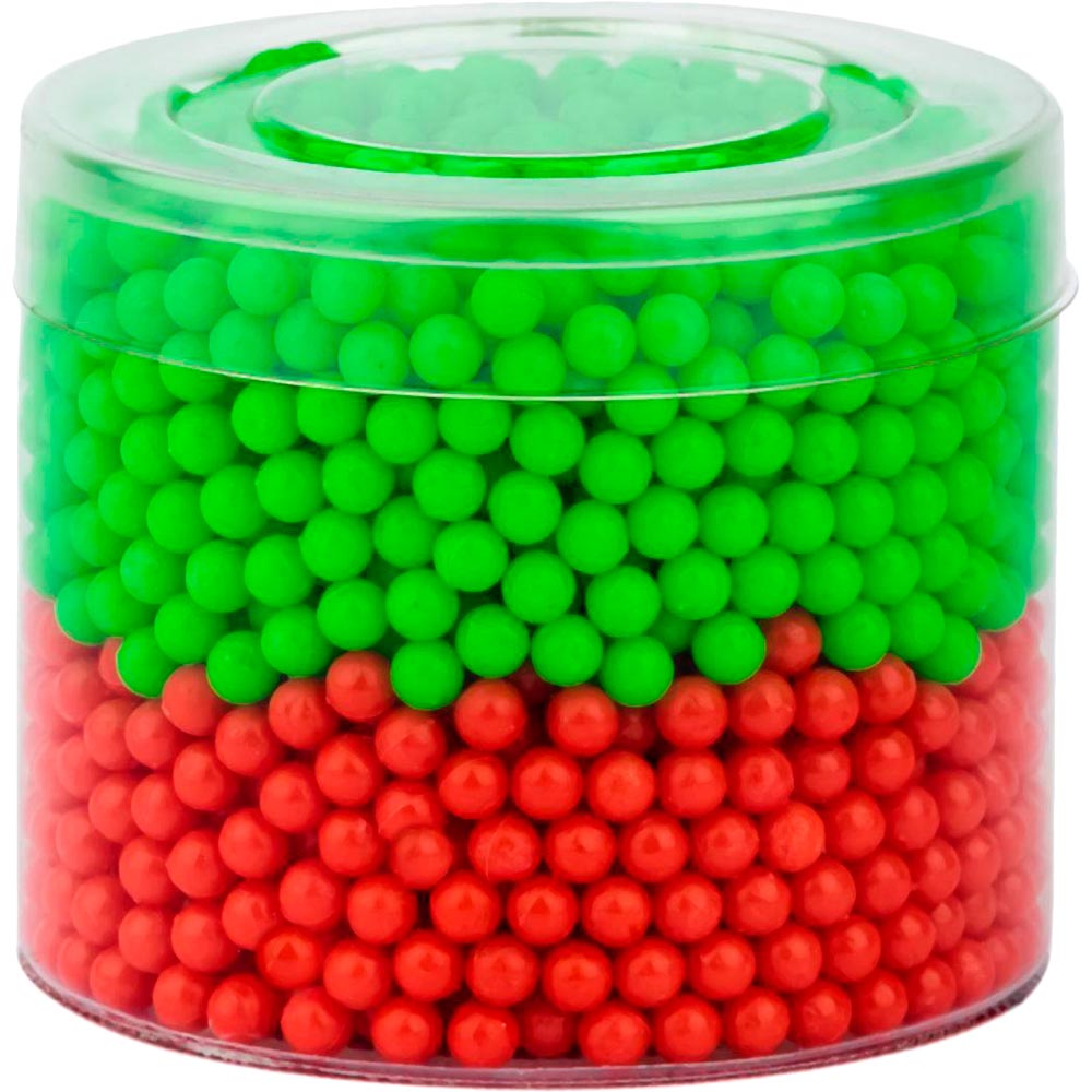 

Дополнительные шарики XOKO для аквамозаики Mix 2 Color Green/Red (XK-PRL-150-GR/RD), Додаткові кульки до аквамозаїки Mix 2 Color