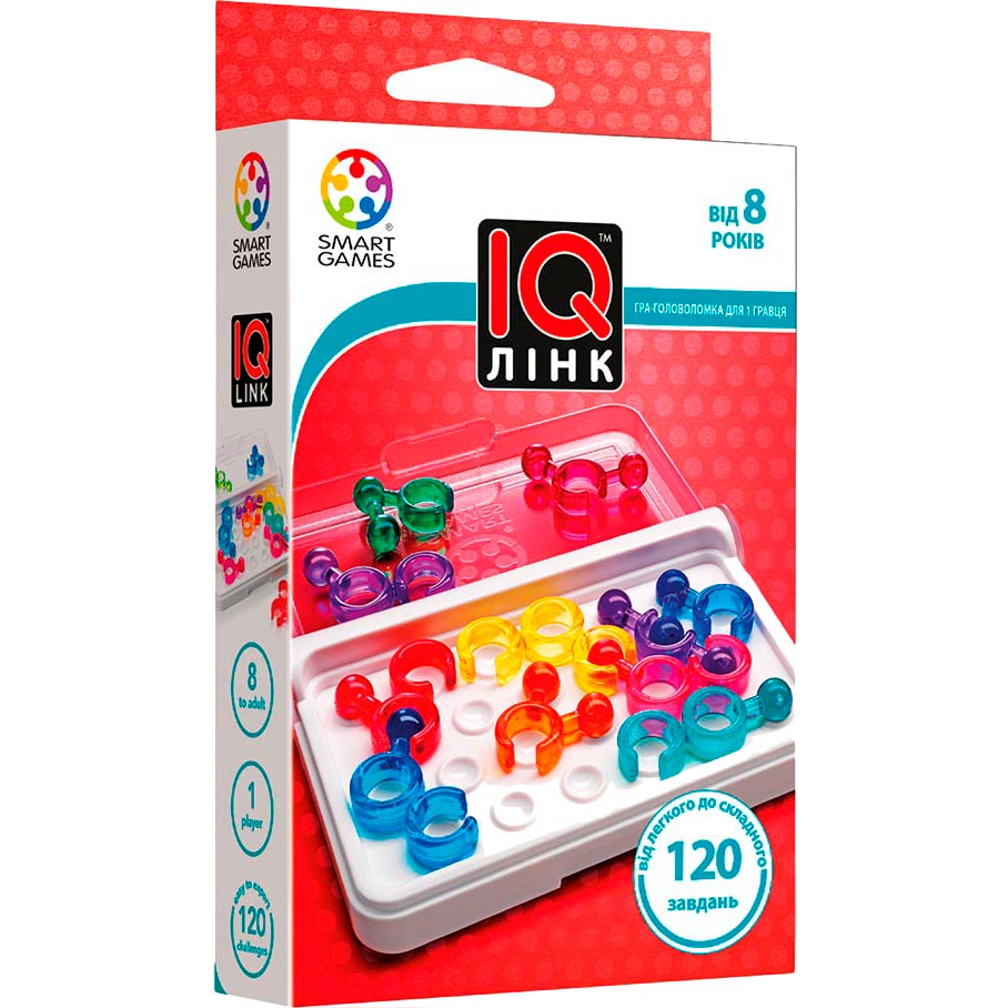 

Настольная игра Smart Games IQ Link (SG 477 UKR), Настільна гра IQ Лінк