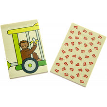 Пазл деревянный GOKI Цветной паровоз (56945)