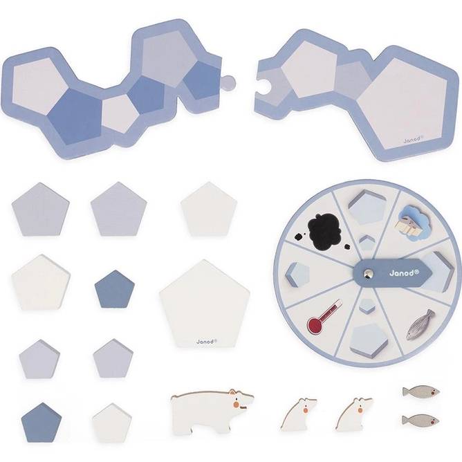 Настільна гра Janod Арктична вечірка (J02469) Матеріал картон