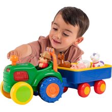 Игровой набор KIDDI SMART Трактор с трейлером (063180)