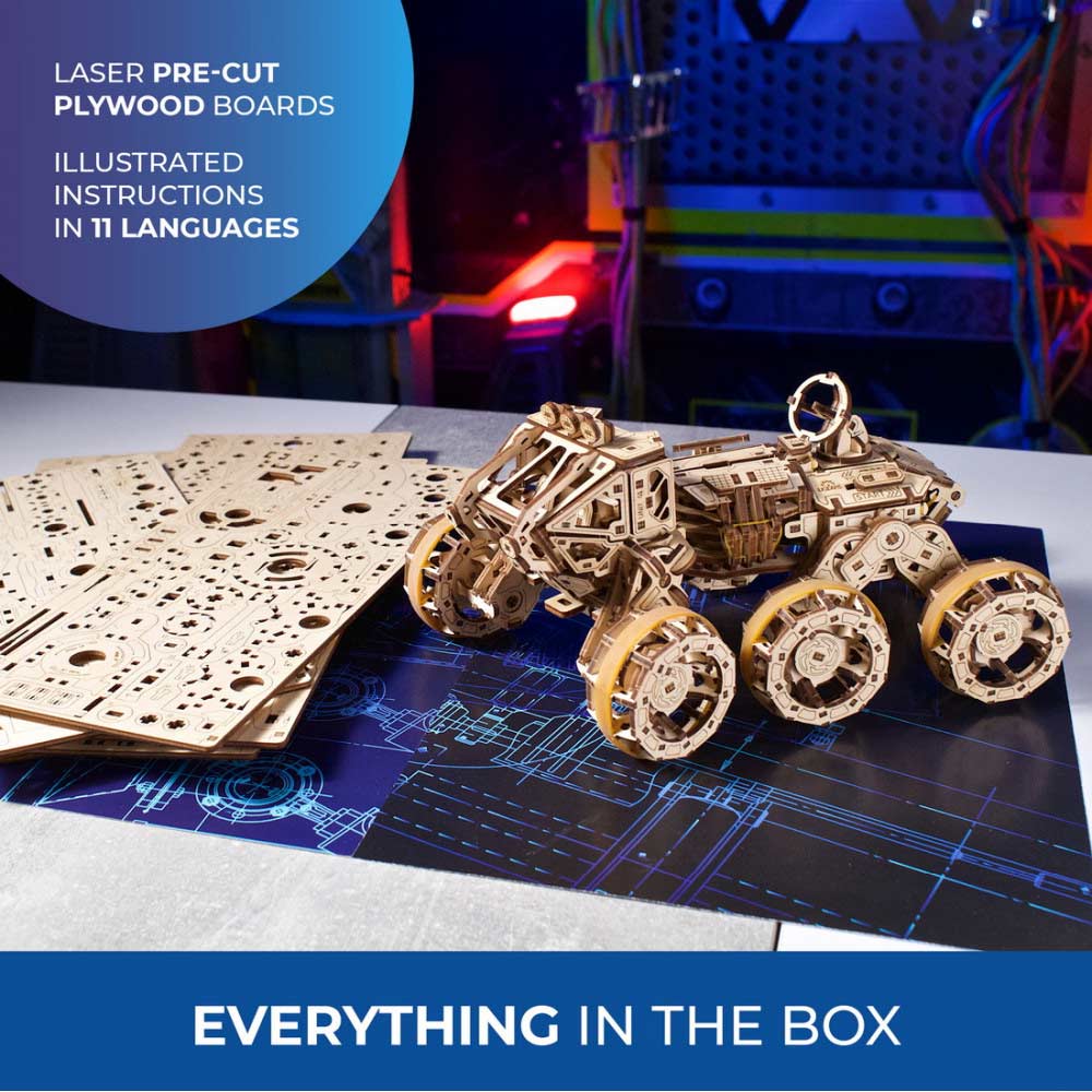 Огляд Механічний 3D пазл UKRAINIAN GEARS Пілотований Марсохід (70206)