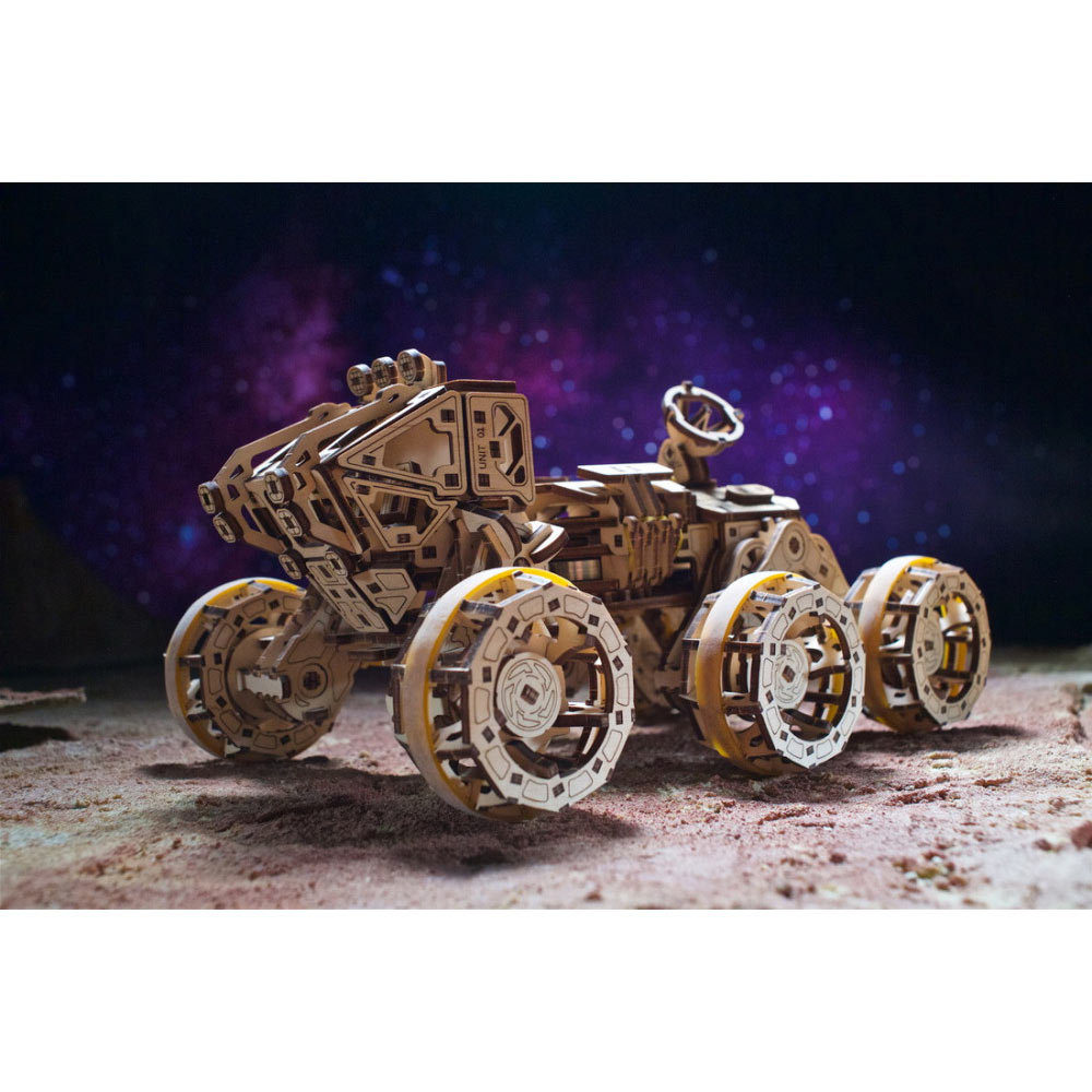 Фото 14 Механічний 3D пазл UKRAINIAN GEARS Пілотований Марсохід (70206)