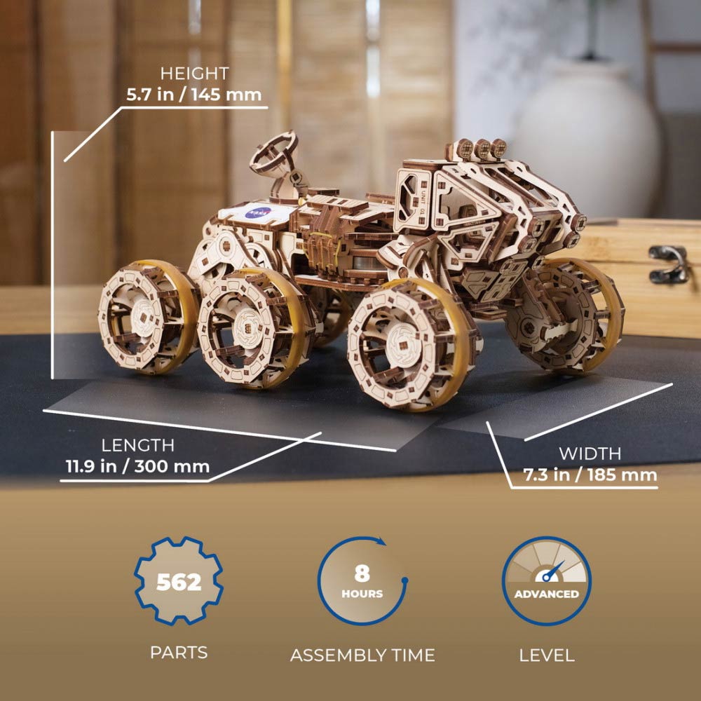 В Україні Механічний 3D пазл UKRAINIAN GEARS Пілотований Марсохід (70206)