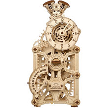 Механический 3D пазл UKRAINIAN GEARS Часы Двигатель (70217)