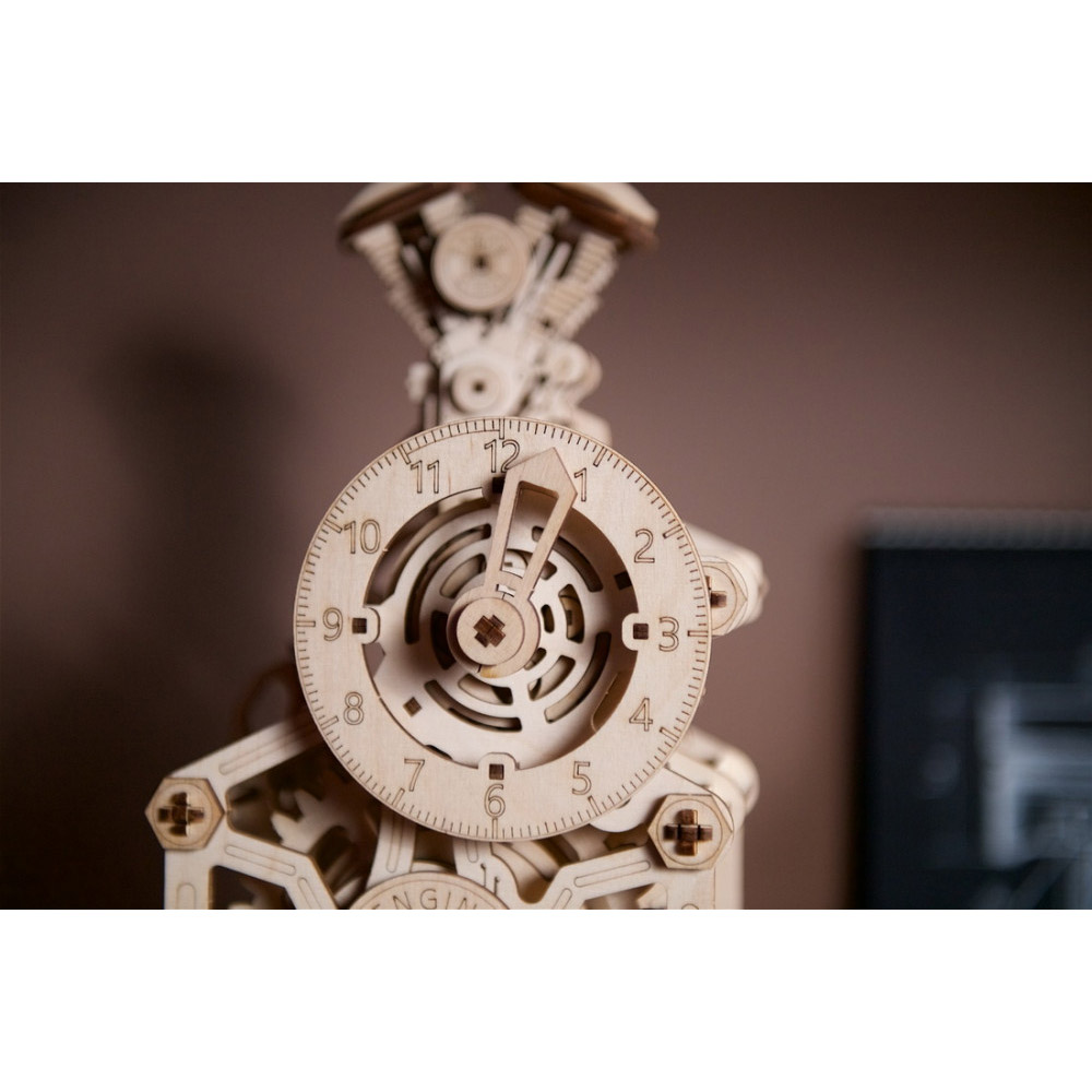 В Украине Механический 3D пазл UKRAINIAN GEARS Часы Двигатель (70217)