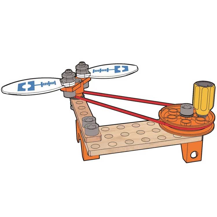 Фото Конструктор HAPE Junior Inventor з підсвічуванням 57 ел (E3032)