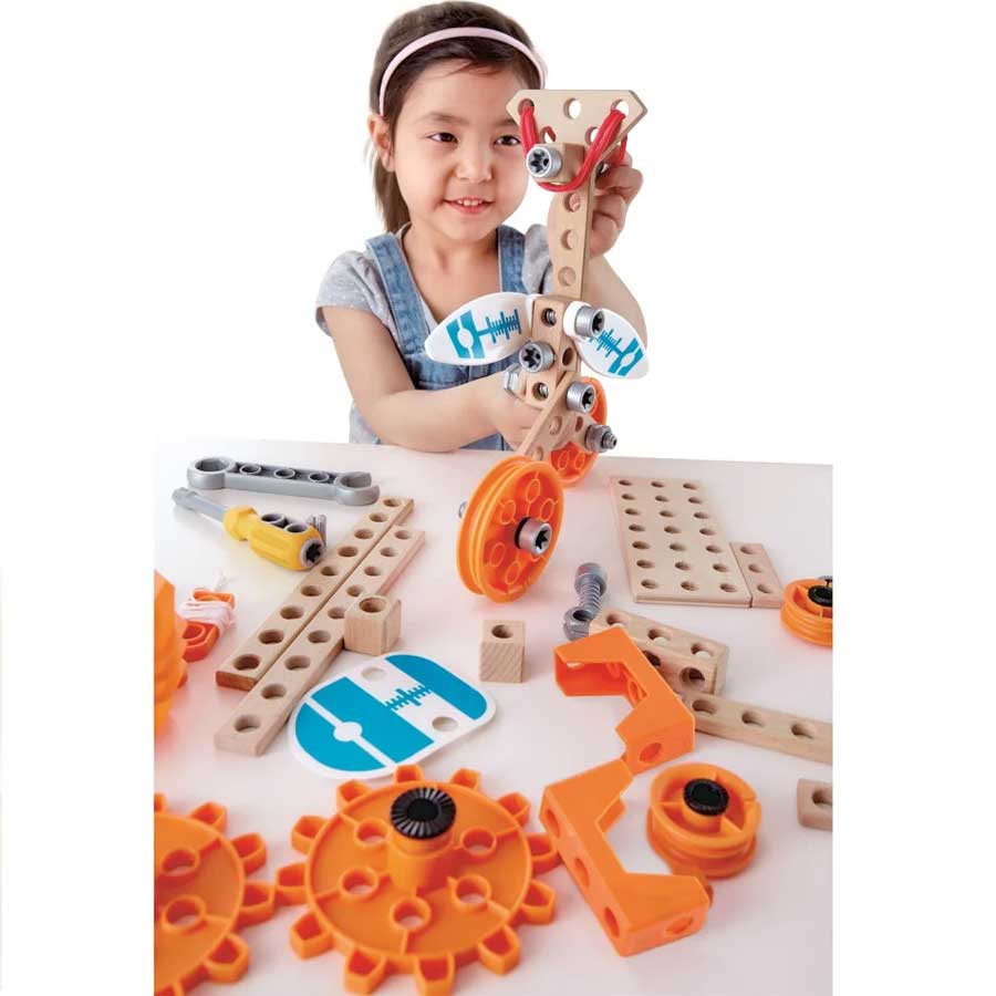 Зовнішній вигляд Конструктор HAPE Junior Inventor з підсвічуванням 57 ел (E3032)