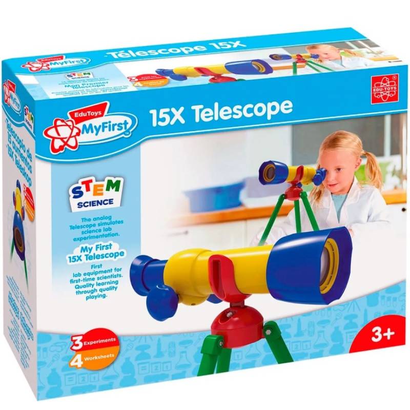 Телескоп Edu-Toys Мой первый телескоп 15x (JS005) Возраст от 3 лет