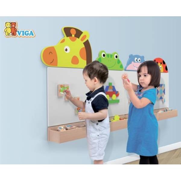 Игра-головоломка Viga Toys Магнитный танграм (50643FSC) Возраст от 3 лет