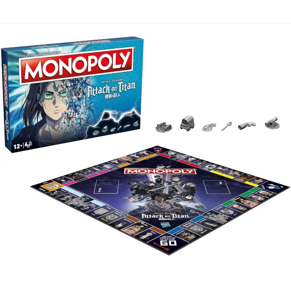 Настольная игра Winning Moves Monopoly Attack on Titan The Final Season Monopoly (WM04214-EN1-6) Для кого универсально