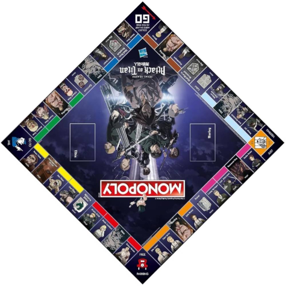 Настольная игра Winning Moves Monopoly Attack on Titan The Final Season Monopoly (WM04214-EN1-6) Возраст от 12 лет 