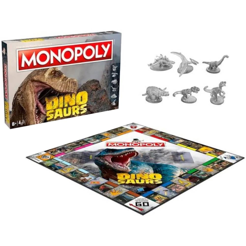 Настольная игра Winning Moves Monopoly Dinosaurs (WM04251-EN1-6) Для кого универсально