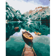Картина по номерам ARTCRAFT Лодка в фьордах 40 х 50 см (10626-AC)
