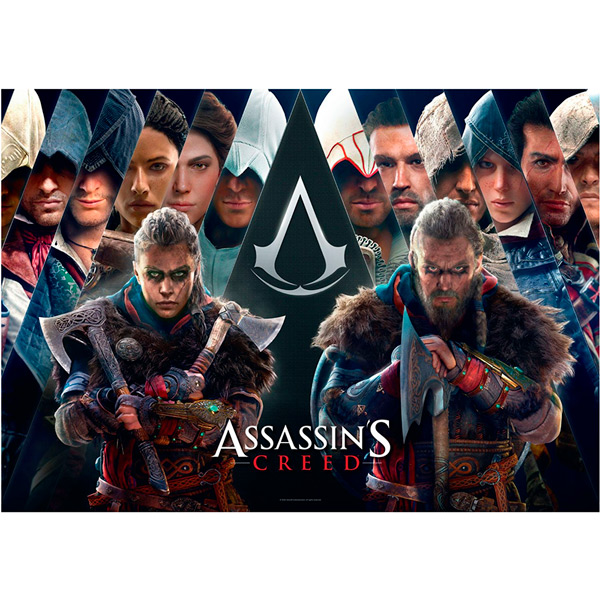 Пазл GOODLOOT Assassins Creed Legacy puzzles 1000 эл. (5908305236009) Для кого универсально