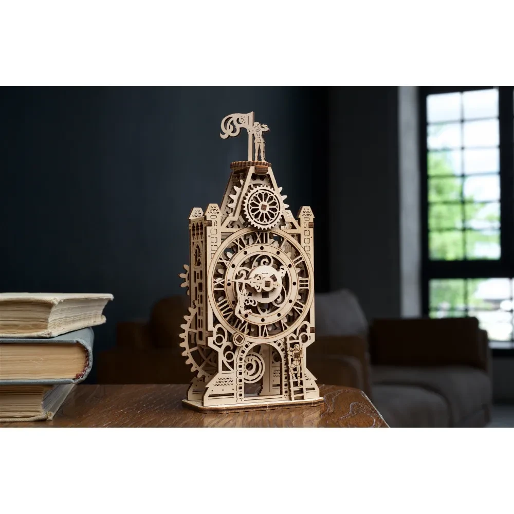 Покупка Механический 3D пазл UGEARS Старая часовая башня (6337306)