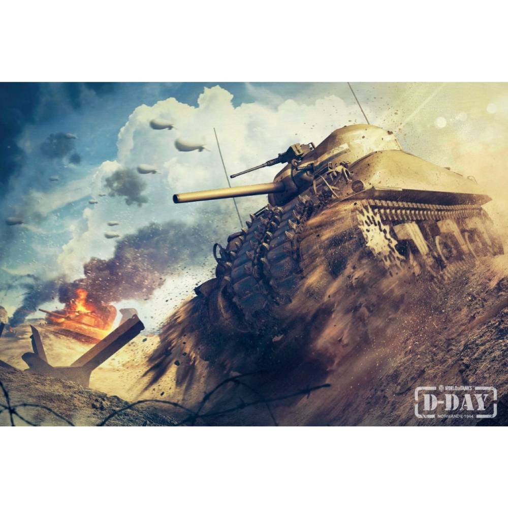 Пазли GOODLOOT World of Tanks D-DAY 1000 ел (5908305247524) Вік від 8 років