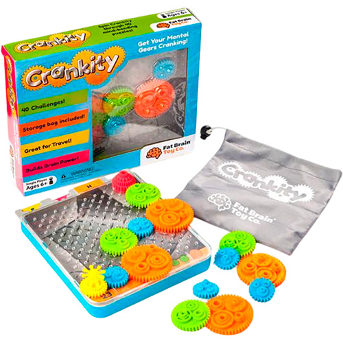 Игра-головоломка Fat Brain Toys Crankity Шестерёнки (F140ML) Для кого универсально