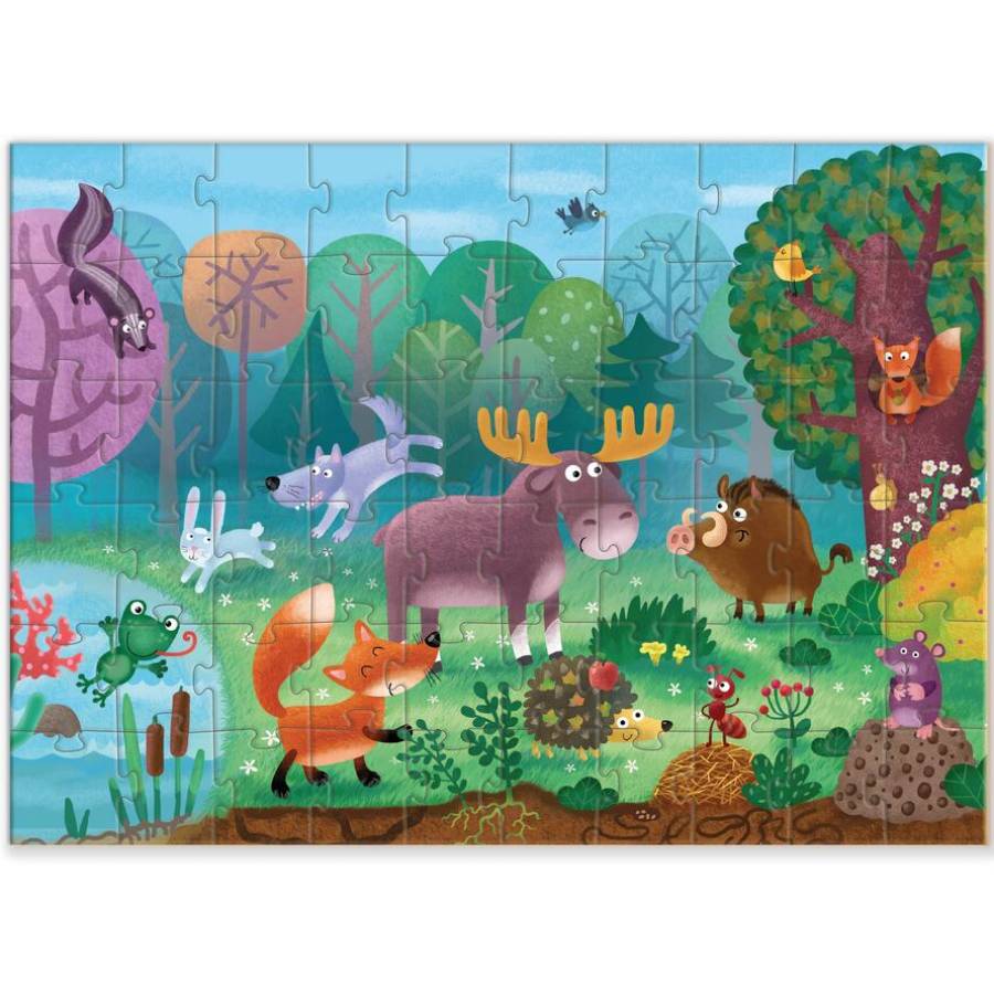 Пазл Dodo Звери Чудо леса 60 эл (300375) Для кого универсально